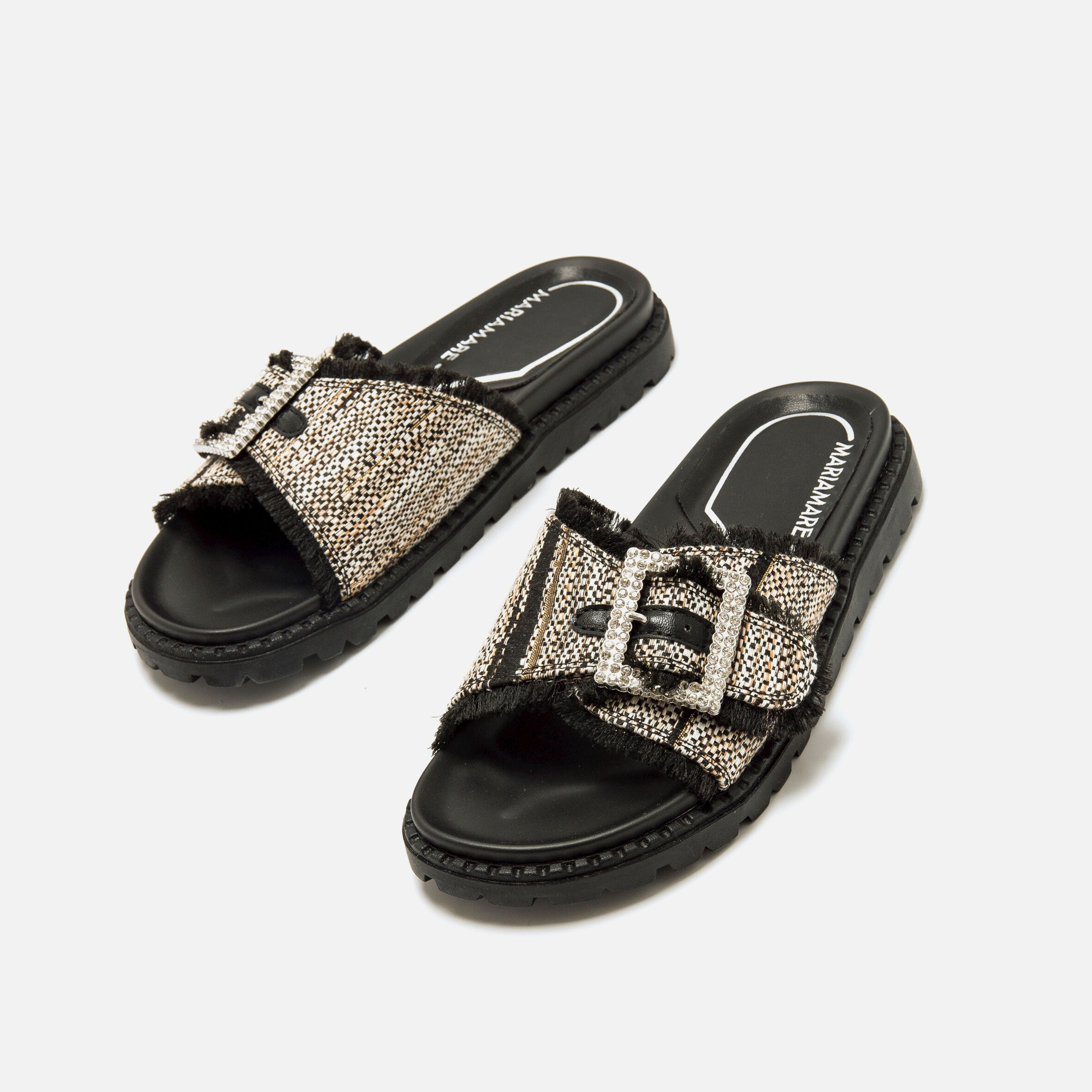 Buy FRAINE black 62605 | FLAT SANDALS Mariamare for WOMAN